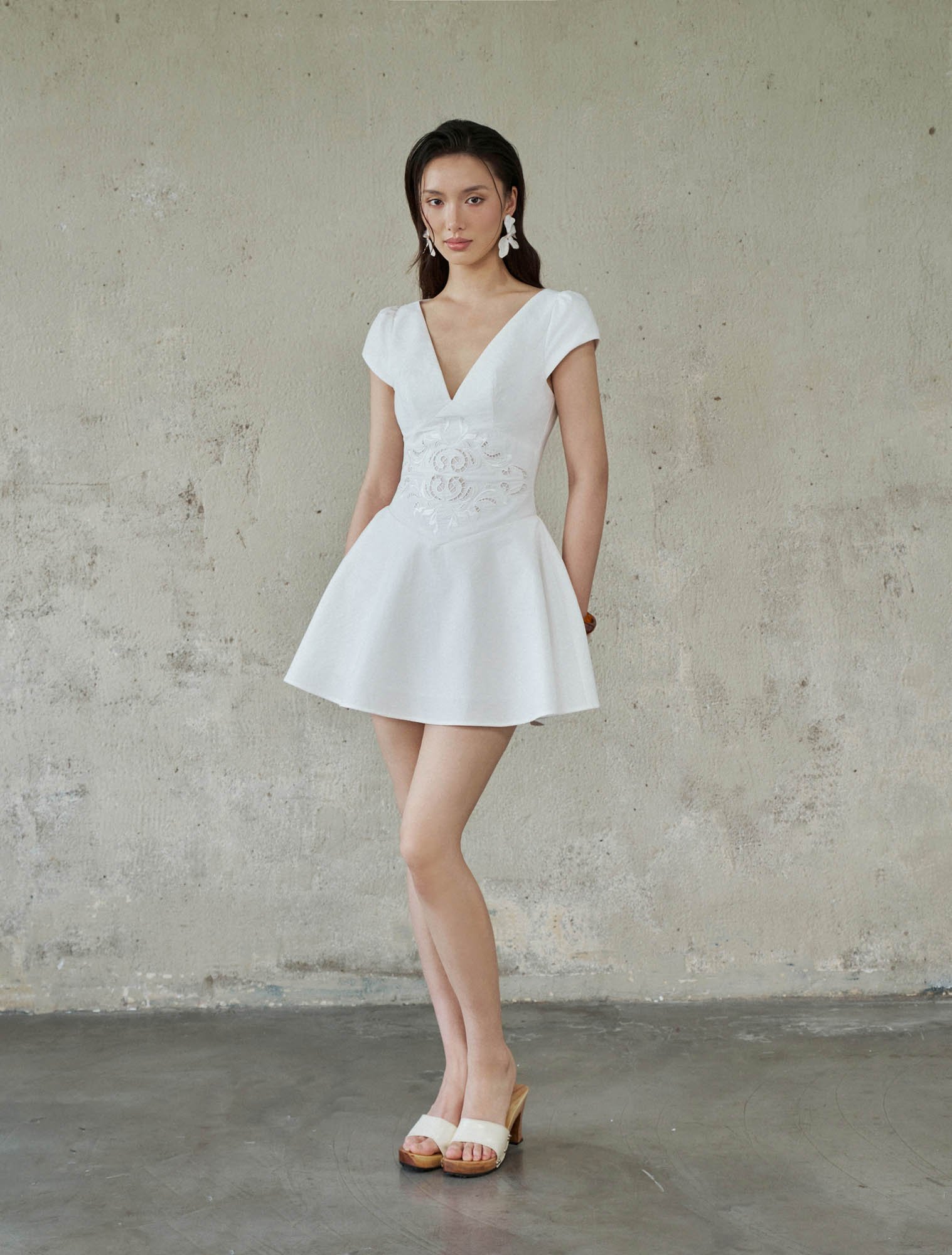 LINDEN DRESS - White