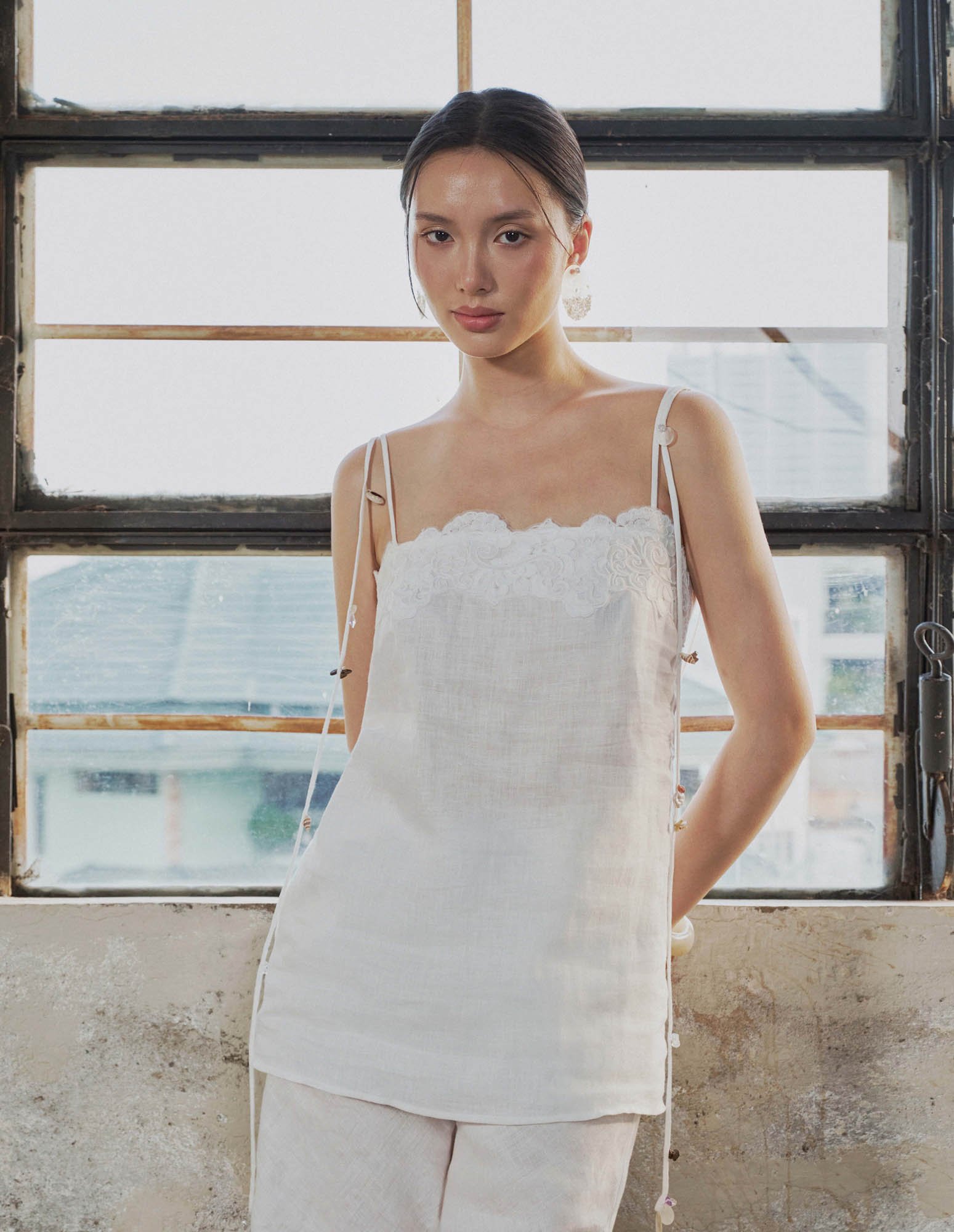 ROWAN TOP - White